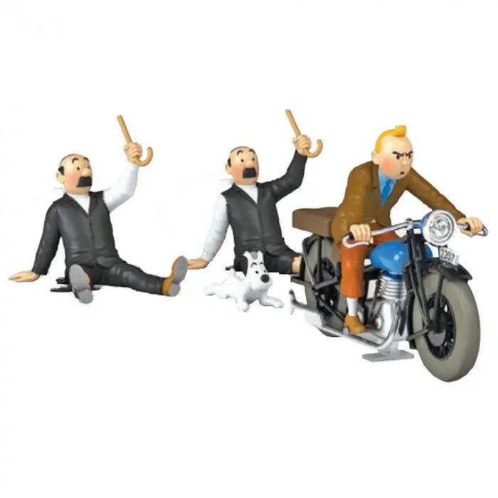 VEHICULE TINTIN: LA MOTO DE TINTIN 1/24 - La Case Au Tresor