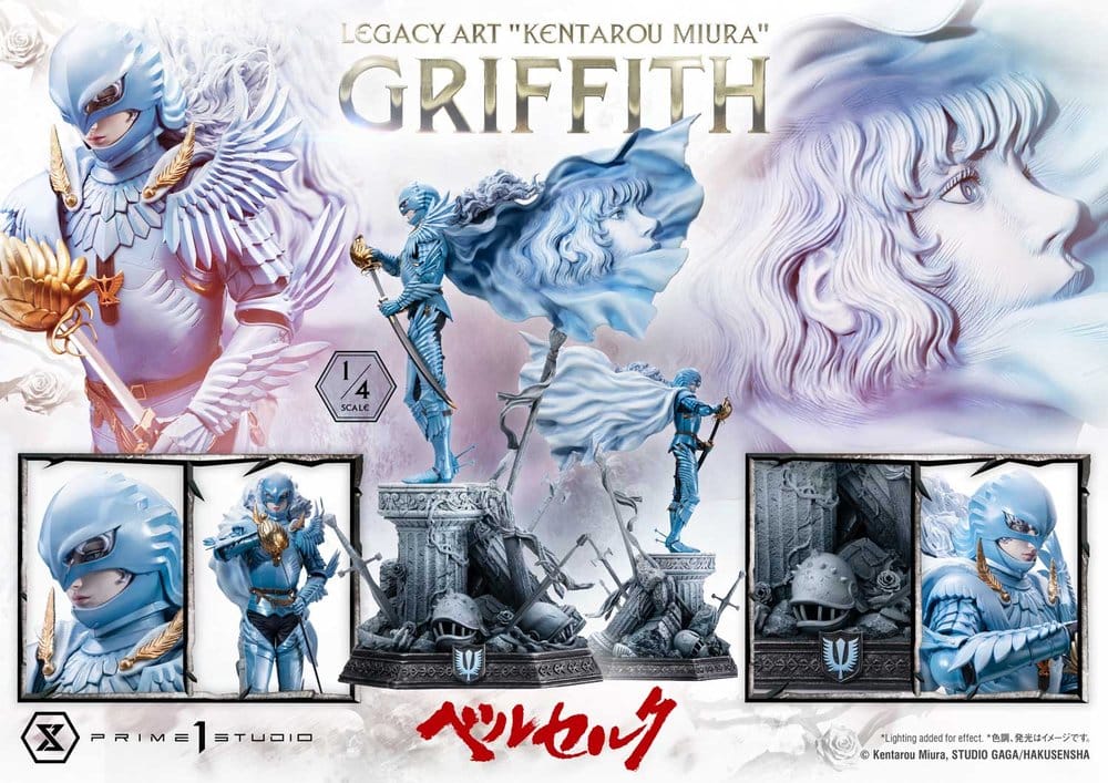 Griffith Berserk, statuette Legacy Art Kentarou Miura à l'échelle 1/4 par Prime 1 Studio - vue 7