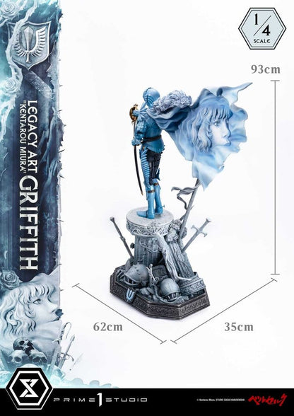 Griffith Berserk, statuette Legacy Art Kentarou Miura de Prime 1 Studio, présentation du produit